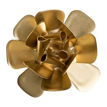 Flor Metal Dourada