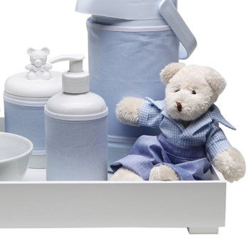 Kit Higiene Toys Claro Urso Azul