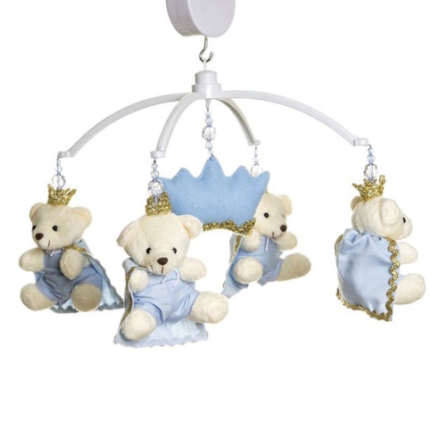 Móbile Musical Ursinho Príncipe - Potinho de Mel